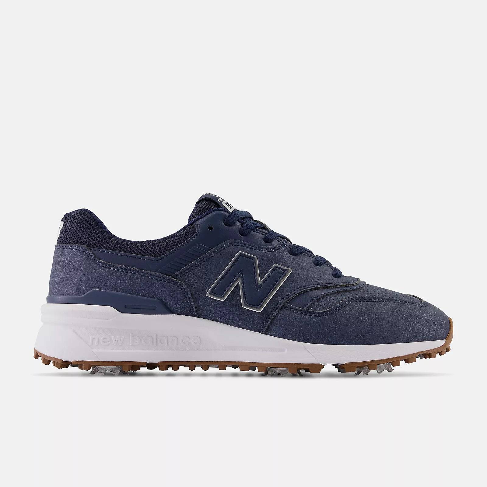 New Balance Mens Brighton Golf Shoe - GREY with red | Golf