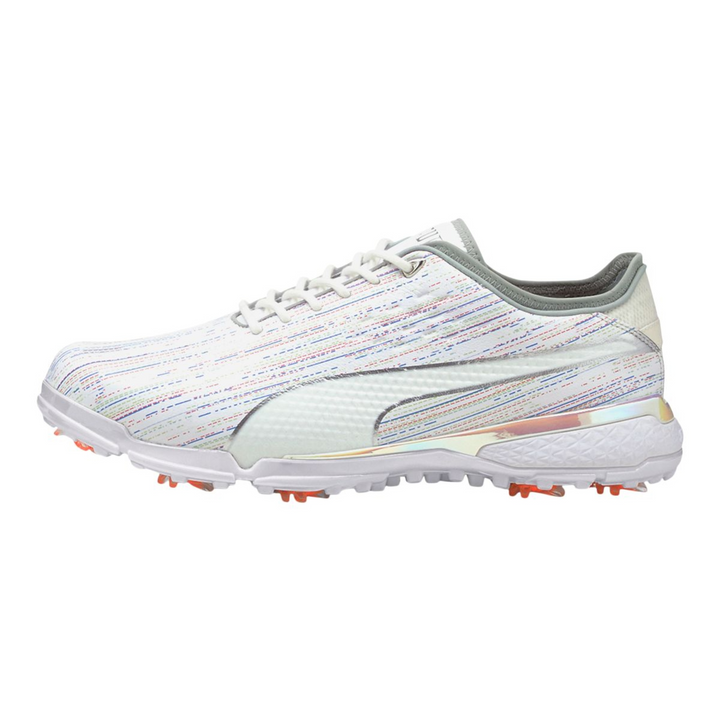 Puma Men's TOUR - PROADAPT SPECTRA Golf Shoes - PUMA WHITE / PUMA SILVER