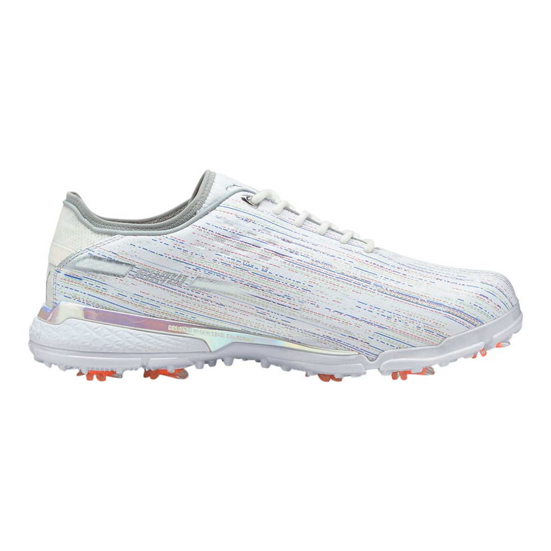 Puma Men's TOUR - PROADAPT SPECTRA Golf Shoes - PUMA WHITE / PUMA SILVER