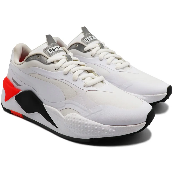 Puma Men's TOUR Ltd Edition RS-G Golf Shoe - PUMA WHITE / PUMA BLACK / HIGH RISK RED