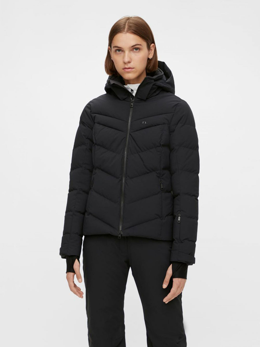 J.Lindeberg Womens Russel Down Ski Jacket - BLACK