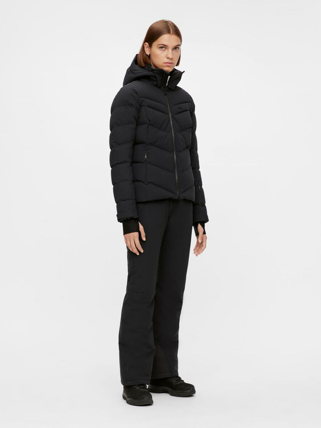 J.Lindeberg Womens Russel Down Ski Jacket - BLACK