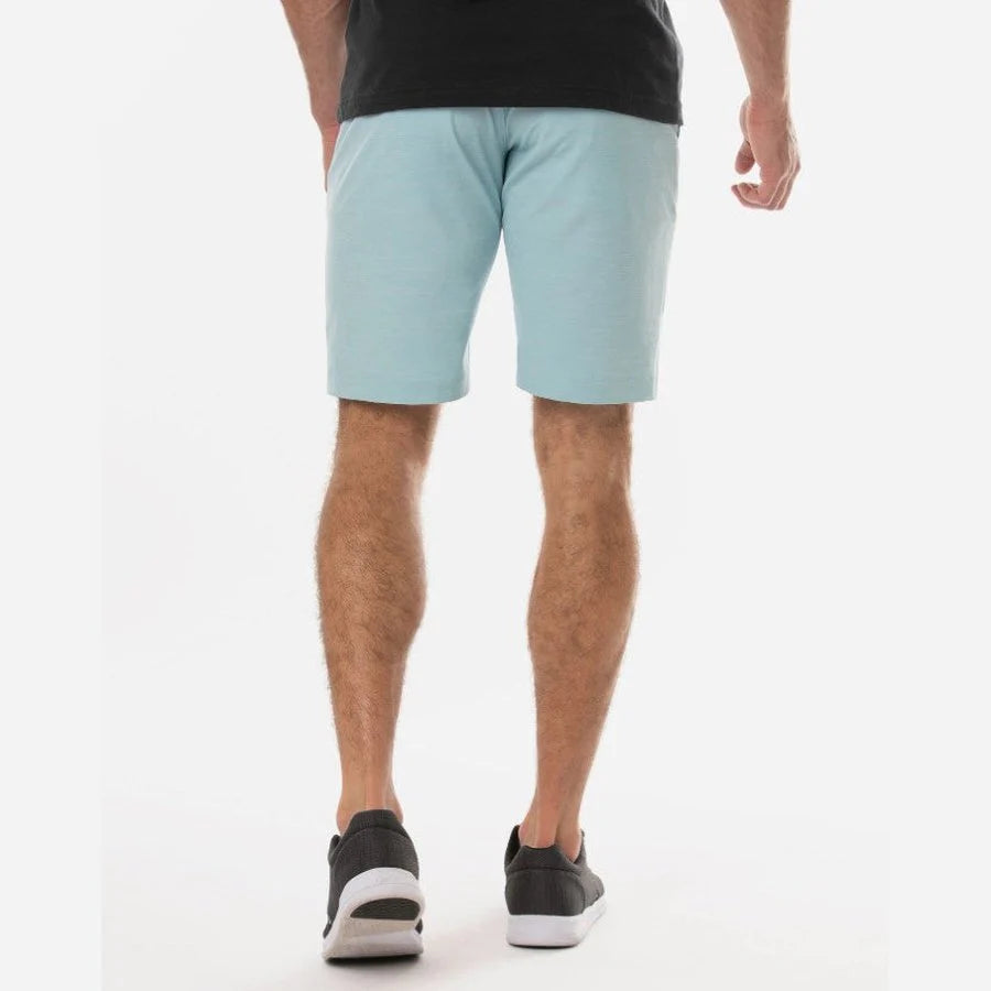 TRAVIS MATHEW MEN'S BECK SHORTS - HEATHER BERYL GREEN