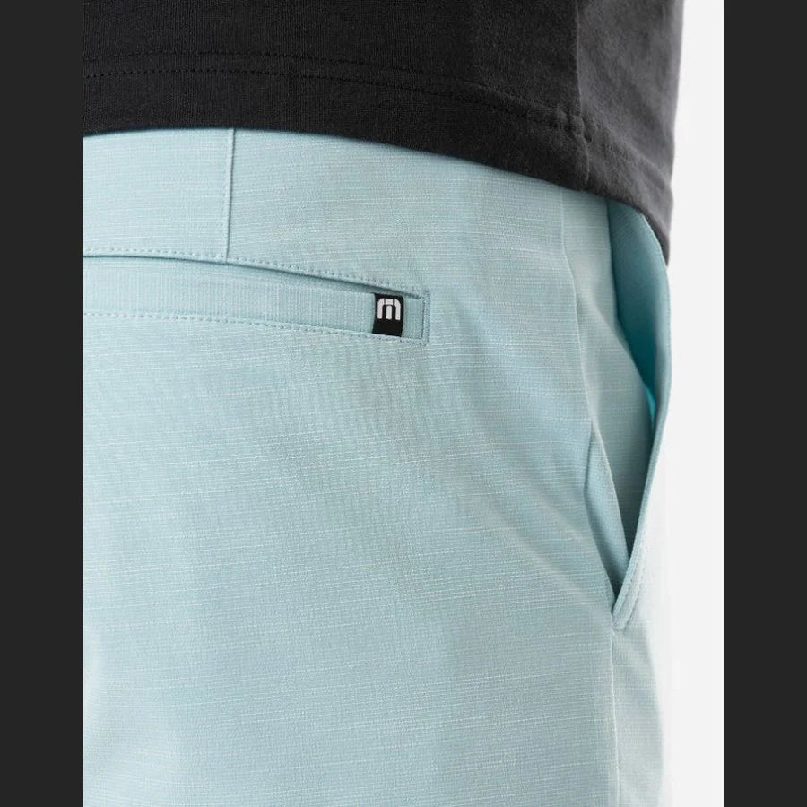 TRAVIS MATHEW MEN'S BECK SHORTS - HEATHER BERYL GREEN