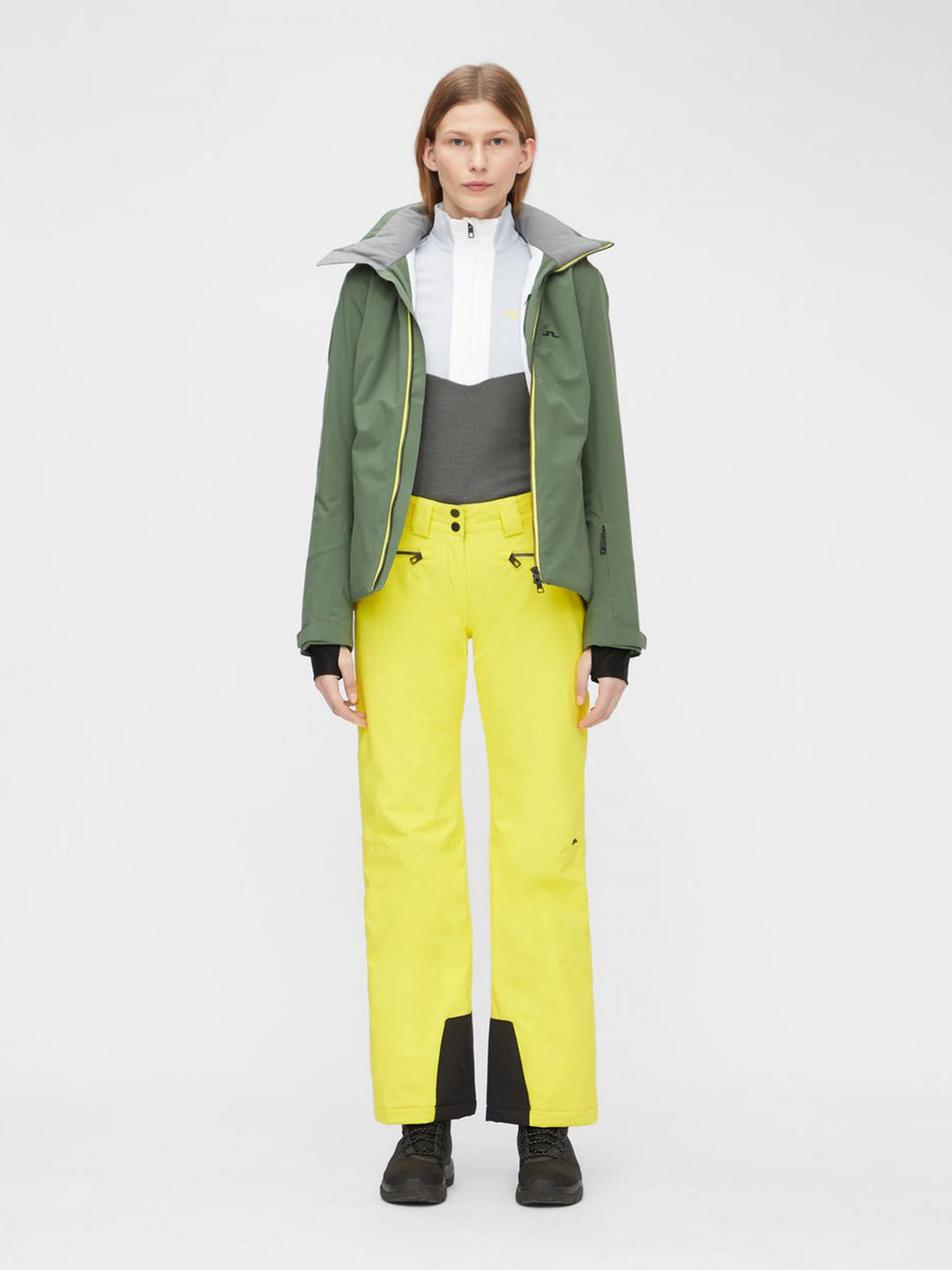 J.Lindeberg Womens Tracy Ski Pants - BANGING YELLOW