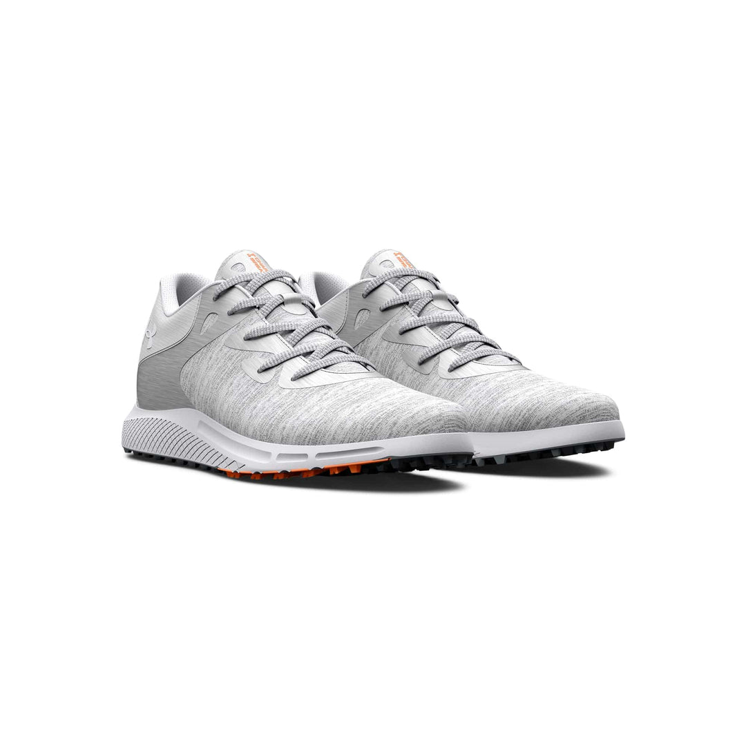 Under Armour Womens Charged Breathe 2 Knit Spikeless Golf Shoes - HALO GRAY/WHITE