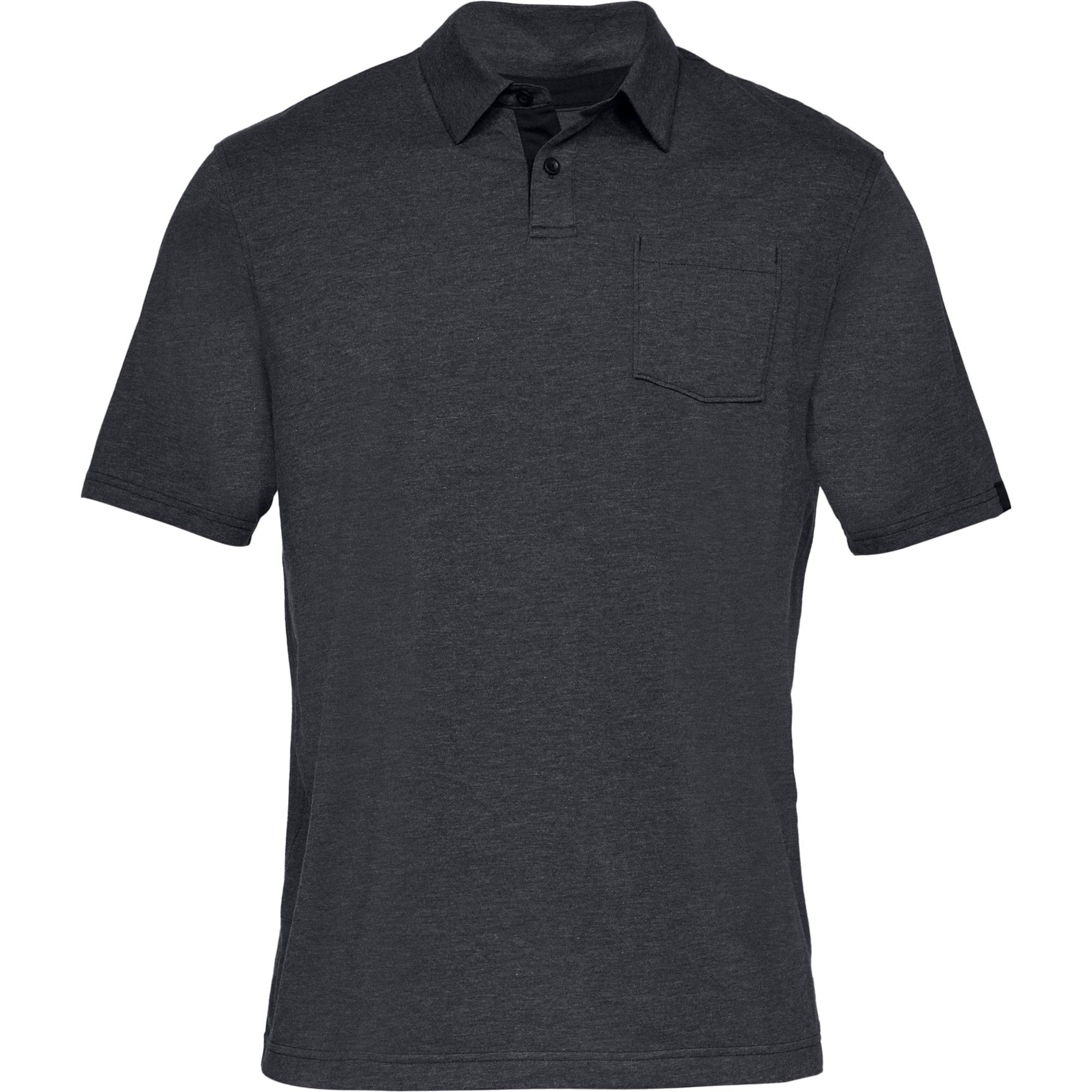 Men's under armour charged deals cotton scramble golf polo