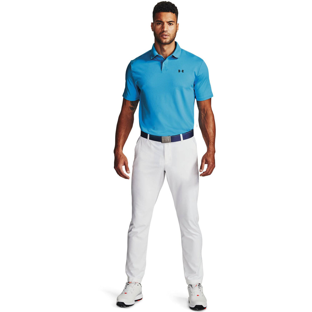 Under Armour Mens Performance Polo	 - LECTRIC BLUE/PITCH GRAY