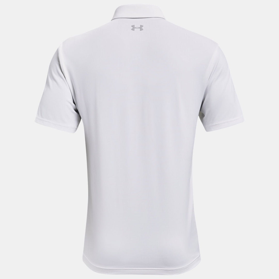 Under Armour Mens Playoff Golf Polo 2.0 - WHITE/MOD GRAY