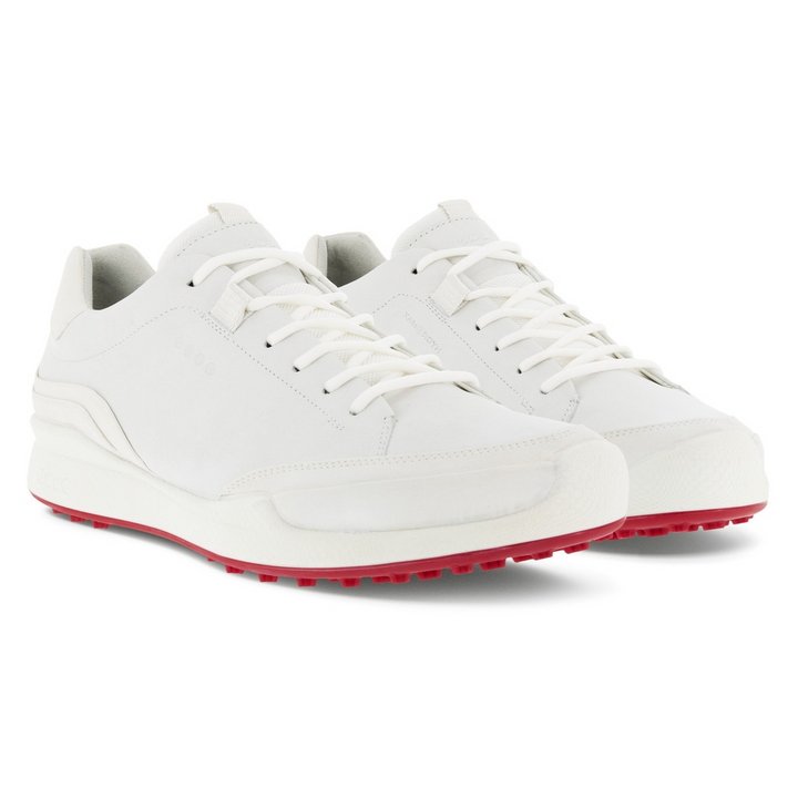 Ecco Men's Golf Biom Hybrid Leather Golf Shoe - WHITE