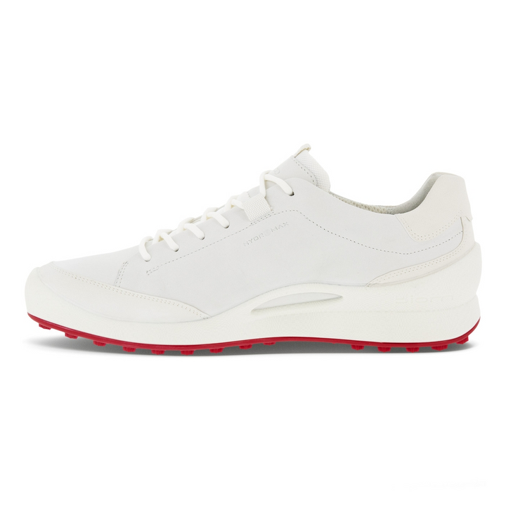 Ecco Men's Golf Biom Hybrid Leather Golf Shoe - WHITE