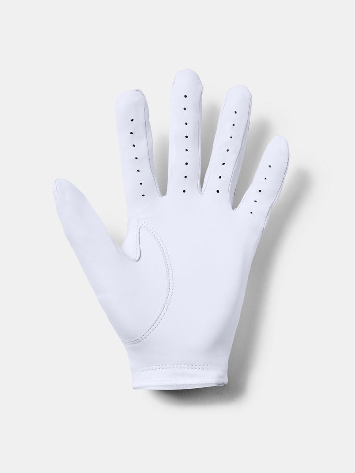 Under Armour Mens Strikeskin Tour Golf Gloves - WHITE - Golf Anything Canada