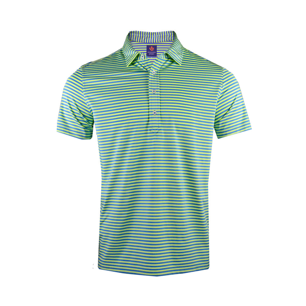 Donald Ross Mens Sport Fit Owen Polo - COASTAL/ALOE - Golf Anything Canada