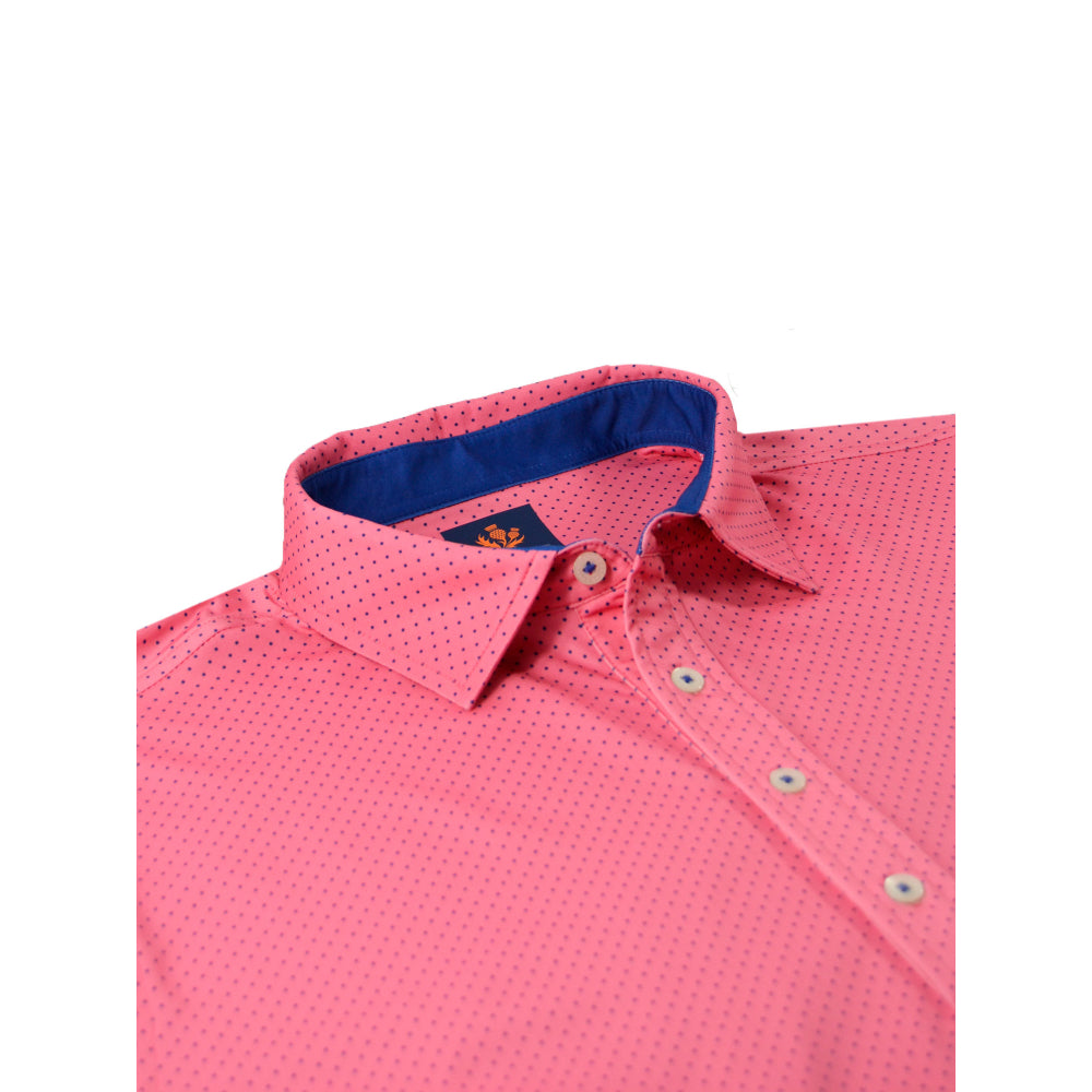 Donald Ross Mens Sport Fit Beau Polo - PEONY - Golf Anything Canada